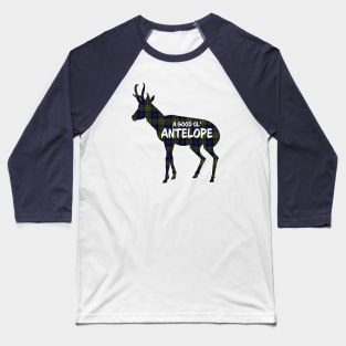 Antelope Critter - MacLaren Plaid Baseball T-Shirt